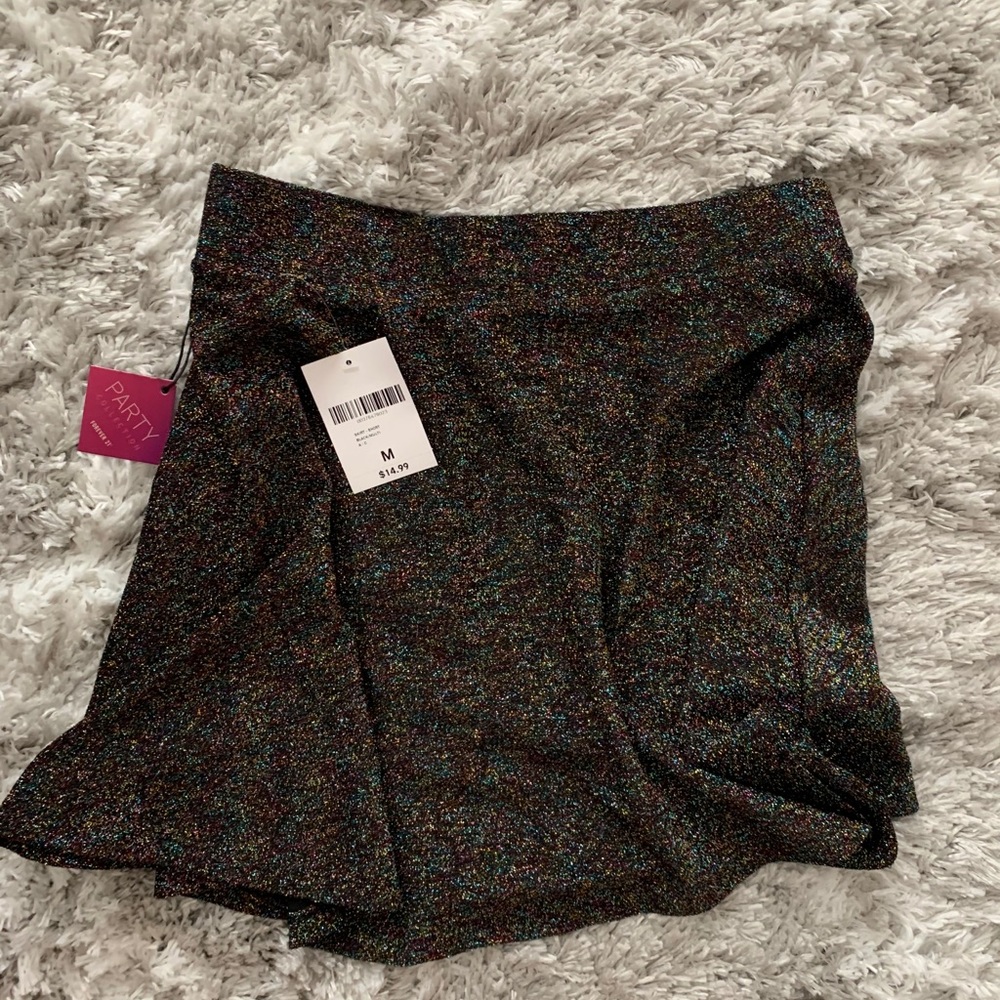 Multicolor shimmer skirt